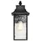 Nuvo Austen Outdoor Large Wall Lantern 1 Light Matte Black Finish 60/5998 - alternate 2